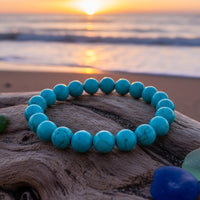 Blue Magnesite Turquoise Bracelet