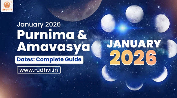 January 2026 Purnima and Amavasya dates with moon phases