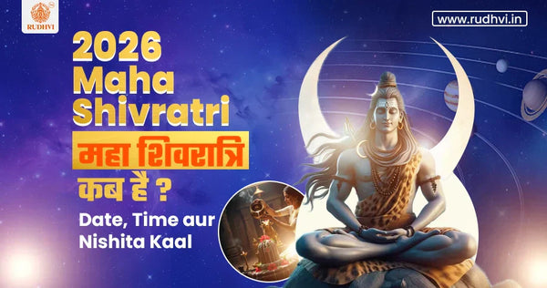 Maha Shivratri 2026 date time and Nishita Kaal with Lord Shiva meditation image