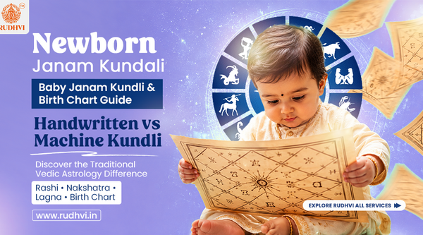 Newborn Baby Janam Kundli and Vedic Birth Chart with Rashi Nakshatra Lagna