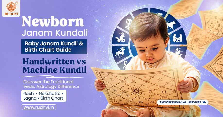 Newborn Baby Janam Kundli and Vedic Birth Chart with Rashi Nakshatra Lagna