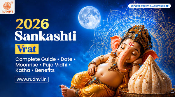 Sankashti Chaturthi 2026 with Lord Ganesha, complete calendar, moonrise timings, Ganesh Puja Vidhi, Vrat Katha and fasting guide