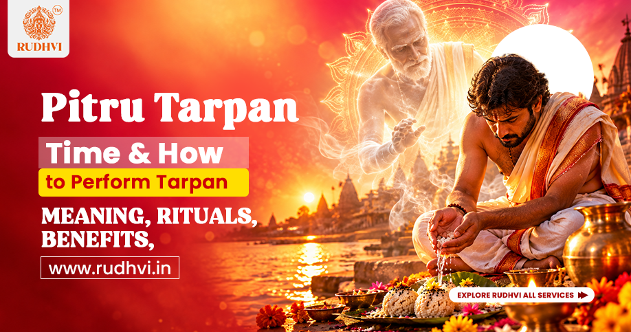 Pitru Tarpan ritual for ancestors with Puranic significance of Gaya and Pind Daan