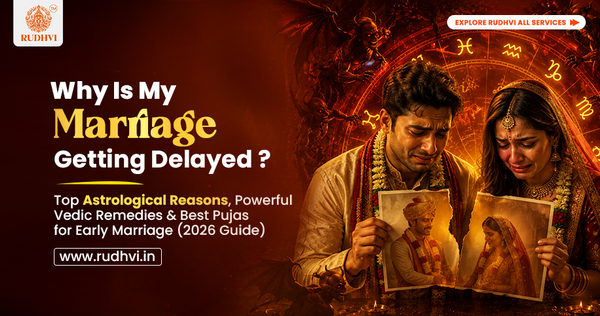 Why Is My Marriage Getting Delayed? Common astrological reasons, horoscope doshas, and traditional Vedic remedies for marriage delay.