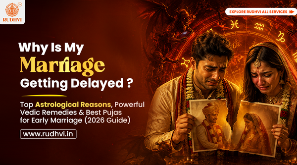 Why Is My Marriage Getting Delayed? Common astrological reasons, horoscope doshas, and traditional Vedic remedies for marriage delay.