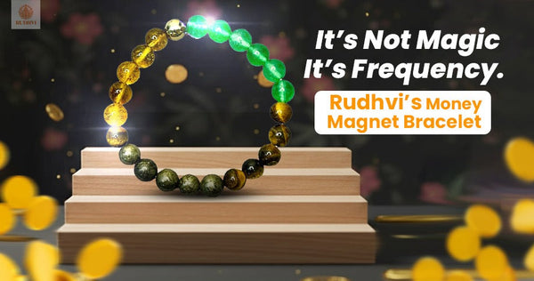 Rudhvi Money Magnet Bracelet with Pyrite and Citrine stones