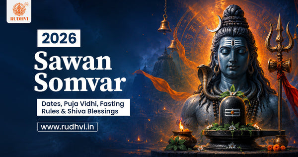 Lord Shiva with Shivling during Sawan Somvar 2026 showing puja vidhi, fasting rules and spiritual significance