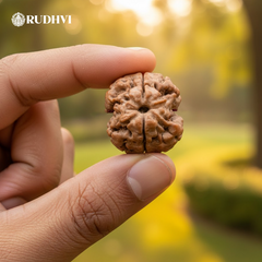 2 Mukhi Nepali Rudraksha (Nepal Origin) – Original & Lab Certified | Rudhvi