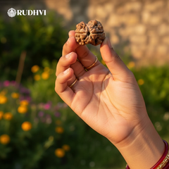 2 Mukhi Nepali Rudraksha (Nepal Origin) – Original & Lab Certified | Rudhvi