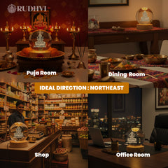 3D Goddess Laxmi Crystal Ball Table Lamp – Wealth, Prosperity & Positive Energy | Rudhvi