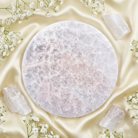 Original Moroccan Selenite Charging Plate for Crystal Cleansing & Energy Charging