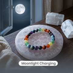 Original Moroccan Selenite Charging Plate for Crystal Cleansing & Energy Charging