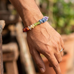 7 Chakra Chip Bracelet – Energy Balance, Healing & Positive Vibes