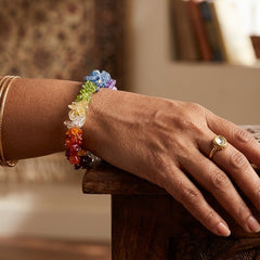 7 Chakra Chip Bracelet – Energy Balance, Healing & Positive Vibes