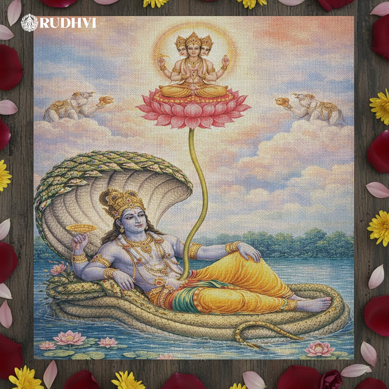 The First Universe – Divine Womb & Cosmic Creation Spiritual Wall Art