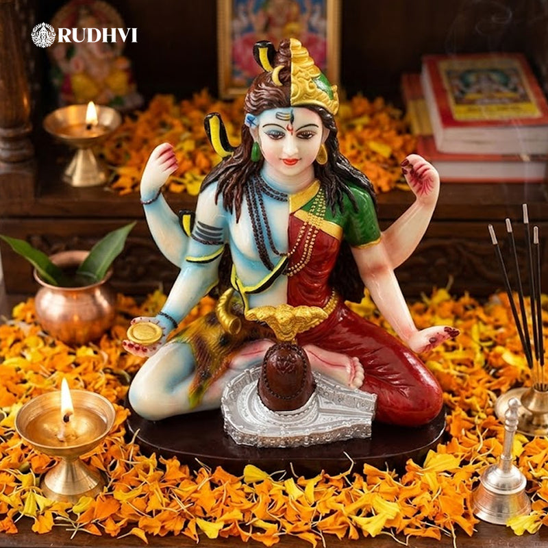 Ardhanarishwar Murti – Shiva Shakti Idol for Balance, Harmony & Divine Energy