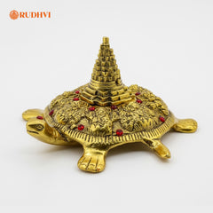 Ashtalakshmi Tortoise Shree Yantra – Wealth, Protection & Prosperity Vastu Idol