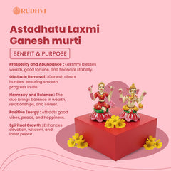 Ashtadhatu Laxmi Ganesh Murti for Prosperity, Wealth & Obstacle Removal | RUDHVI
