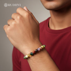 Aura Protection Wellness Bracelet – Negative Energy Shield & Emotional Balance | Rudhvi