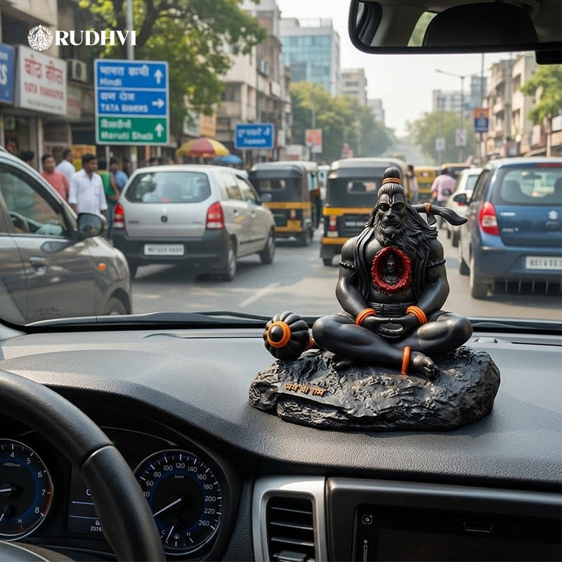 Bajrang Kavach Hanuman Dashboard Idol – Car Protection & Positive Energy