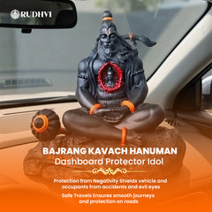 Bajrang Kavach Hanuman Dashboard Idol – Car Protection & Positive Energy