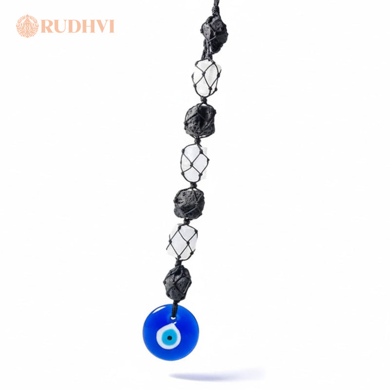 Nazar Suraksha Evil Eye Protection Hanging with Tourmaline | Rudhvi™