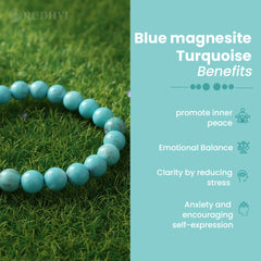 Blue Magnesite Turquoise Bracelet