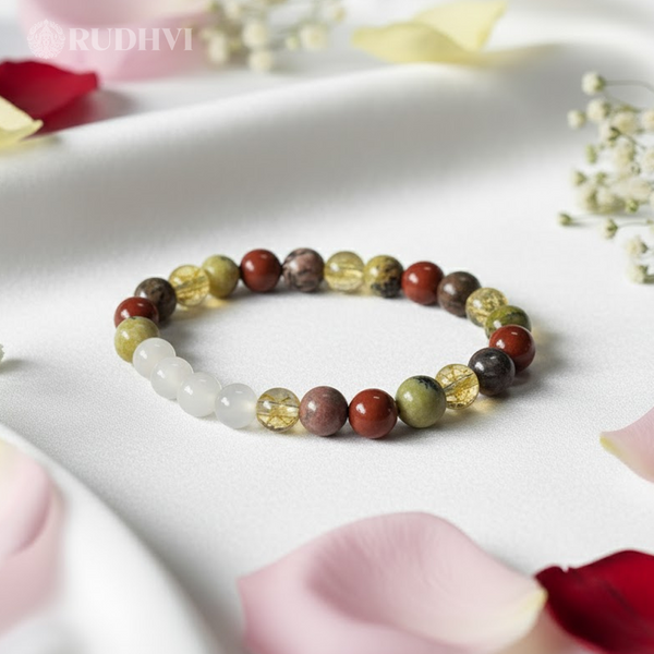 Cancer (Kark) Zodiac Bracelet – Emotional Balance, Intuition & Healing | Rudhvi