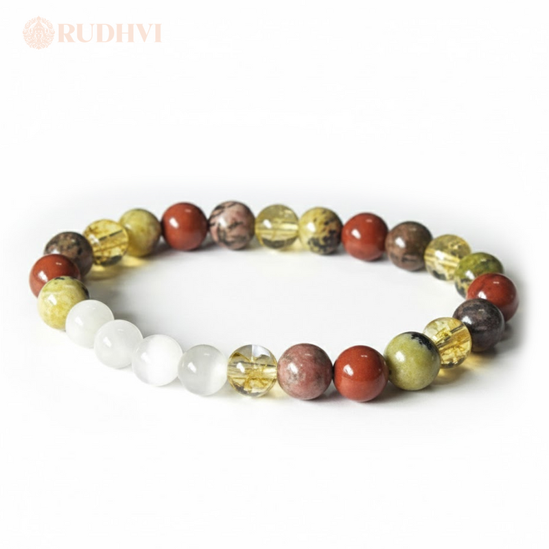 Cancer (Kark) Zodiac Bracelet – Emotional Balance, Intuition & Healing | Rudhvi