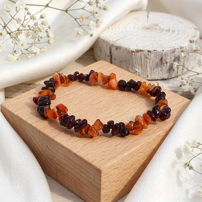 Carnelian Garnet Success Bracelet – Confidence, Motivation & Prosperity Crystal Bracelet