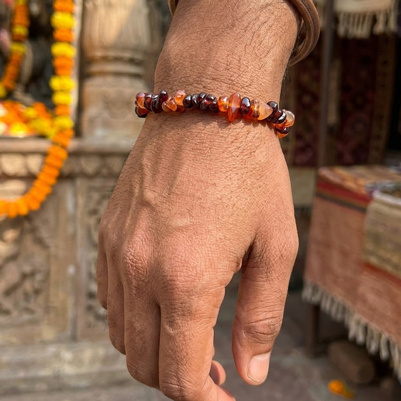 Carnelian Garnet Success Bracelet – Confidence, Motivation & Prosperity Crystal Bracelet