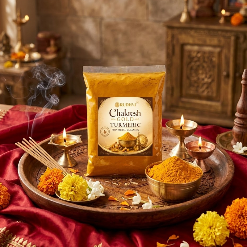 Puja Shuddhi Gold Brass & Copper Puja Cleaning Powder 1 kg