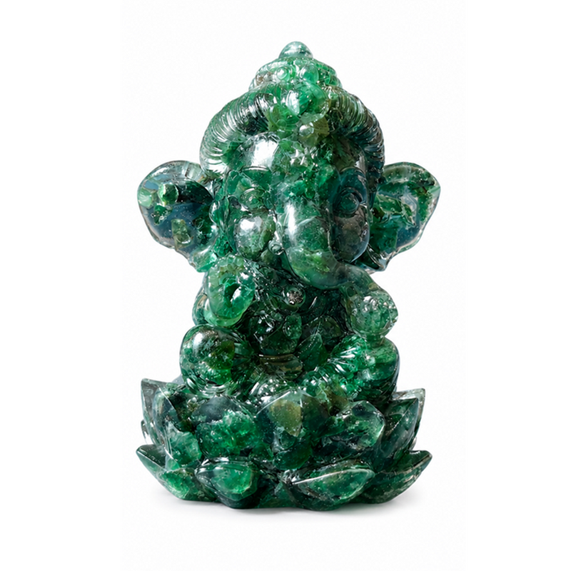Crystal Ganesh Idol for Home & Office | Crystal Ganesha Ganpati Idol