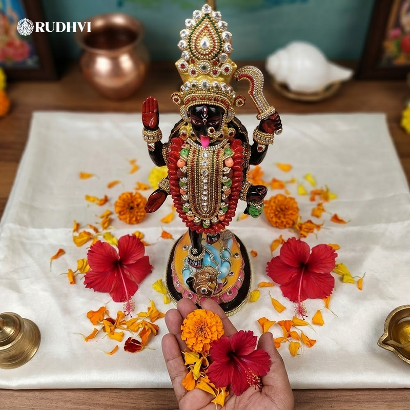 Dakshina Kali Murti (Abhimantrit) – Protection & Negativity Removal | Rudhvi