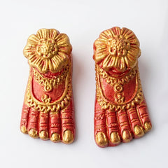 Devi Maa Charan Paduka – Divine Goddess Feet for Home Temple & Vastu