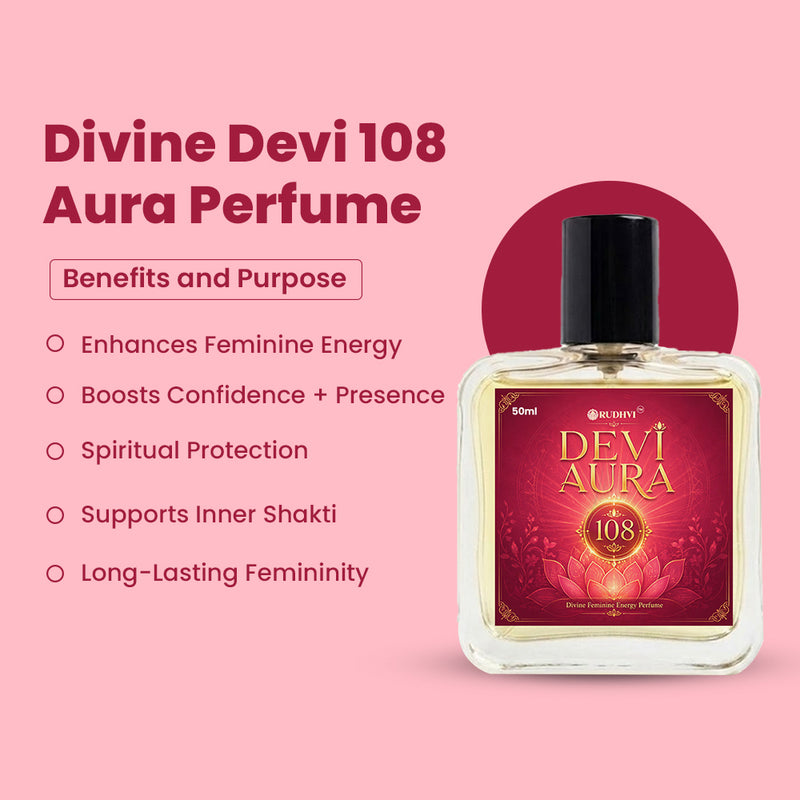 Divine Devi Aura Perfume for Confidence & Feminine Energy | Rudhvi