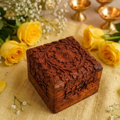 Luxury Handcrafted Wooden Gift Box for Jewelry, Crystals & Spiritual Items