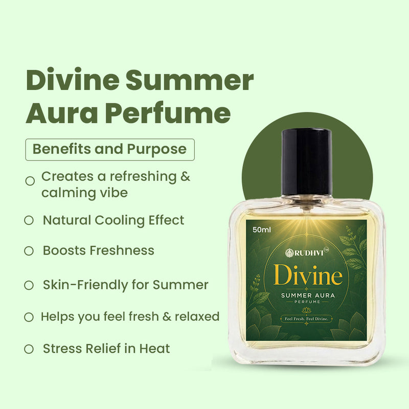 Summer Aura Perfume for Freshness & Calm | Cooling Fragrance – Rudhvi