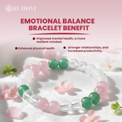  Soothing healing bracelet designed for emotional stability and peace-Rudhvi