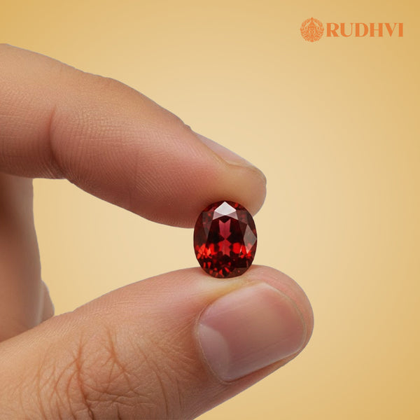 Natural Gomed (Hessonite Garnet) – Certified Gemstone