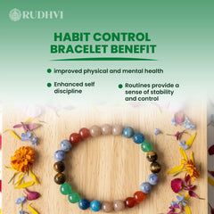  Habit Bracelet is designed to help you break bad habits, improve discipline-Rudhvi
