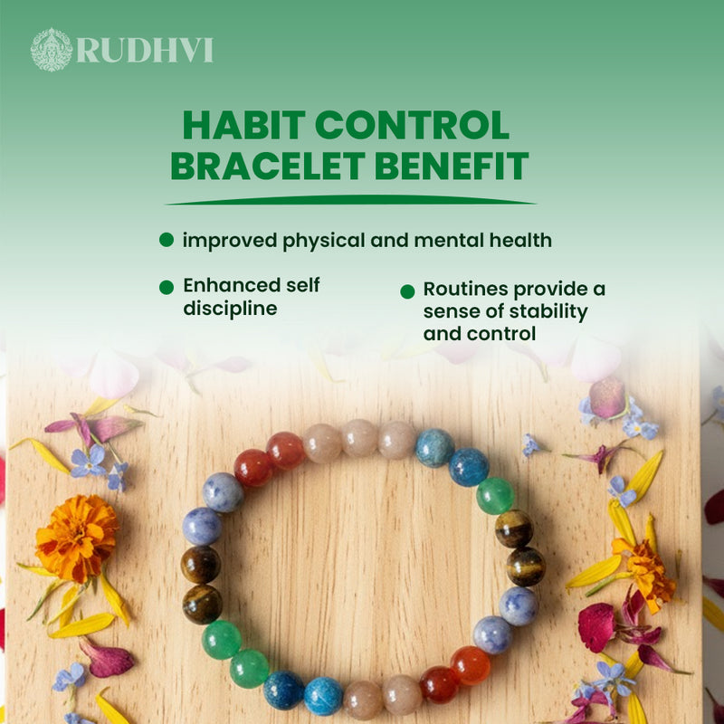  Habit Bracelet is designed to help you break bad habits, improve discipline-Rudhvi