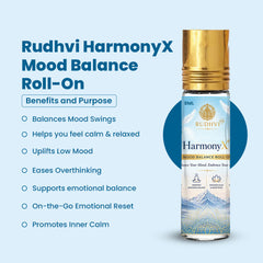 Mood Balance Roll-On for Calm & Stress Relief | HarmonyX Essential Oil Roll-On – Rudhvi