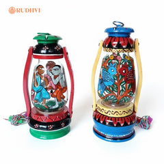 Indian Folk Art Handcrafted Electric Lantern