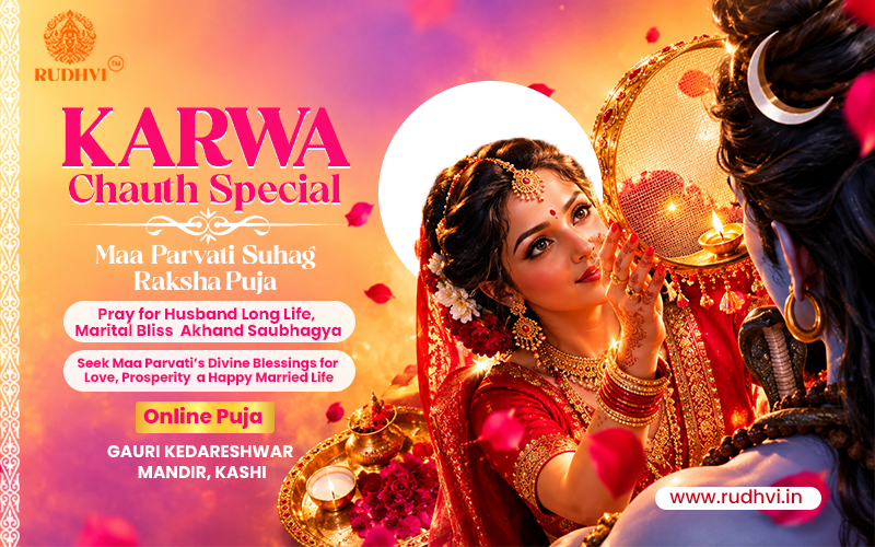 Karwa Chauth Puja Online | Maa Parvati Suhag Raksha Puja