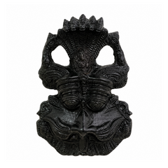 Black Tourmaline Kirtimukha | Vastu Guardian Wall Decor