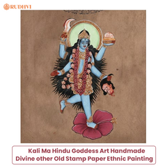 Kali Ma Hindu Goddess Handmade Sacred Art – Power, Protection & Transformation