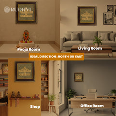 Khatu Shyam Ji Pyrite Frame – Prosperity, Positivity & Divine Blessings | Rudhvi™