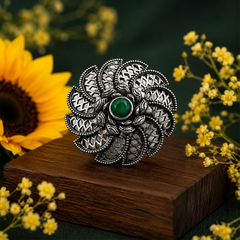 Lakshmi Lotus Ring for Prosperity & Wealth | Divine Lotus Ring