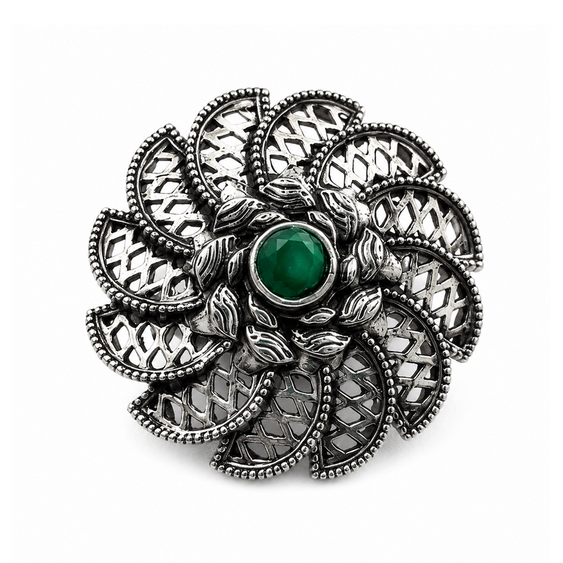 Lakshmi Lotus Ring for Prosperity & Wealth | Divine Lotus Ring
